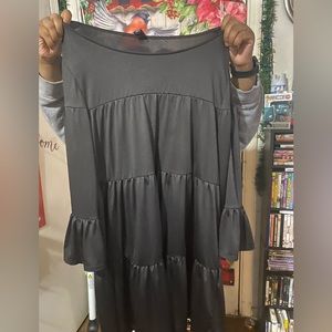 Black Ruffle Dress